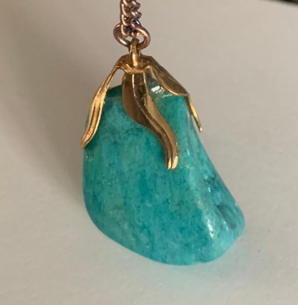 1960s Vintage Turquoise Nugget Necklace